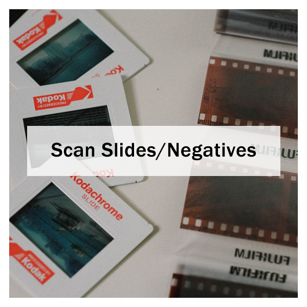 Scanning negatives and online slides