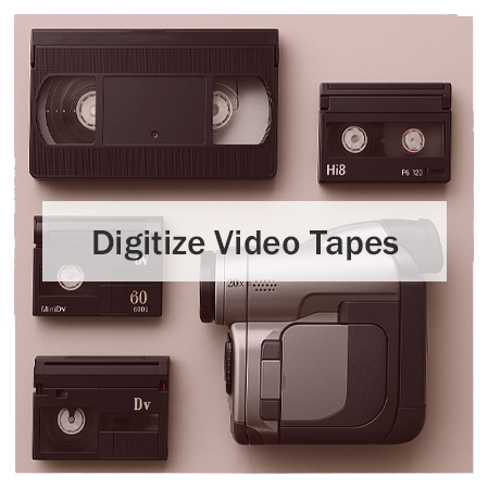 Video Tapes to Digital (MP4 files)
