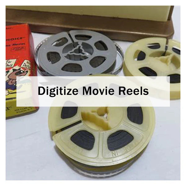 8mm or 16mm Film Reels to Digital (MP4 files)